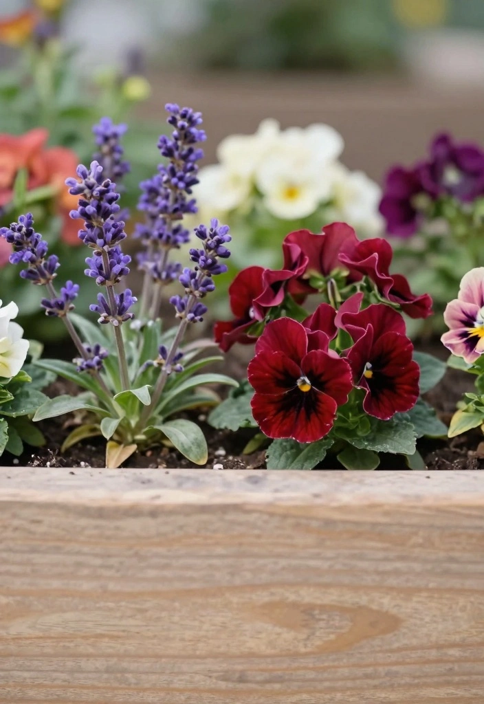 12 Raised Bed Flower Garden Ideas for Easier Planting 23 12 Raised Bed Flower Garden Ideas for Easier Planting - 3. Colorful Flower Combinations