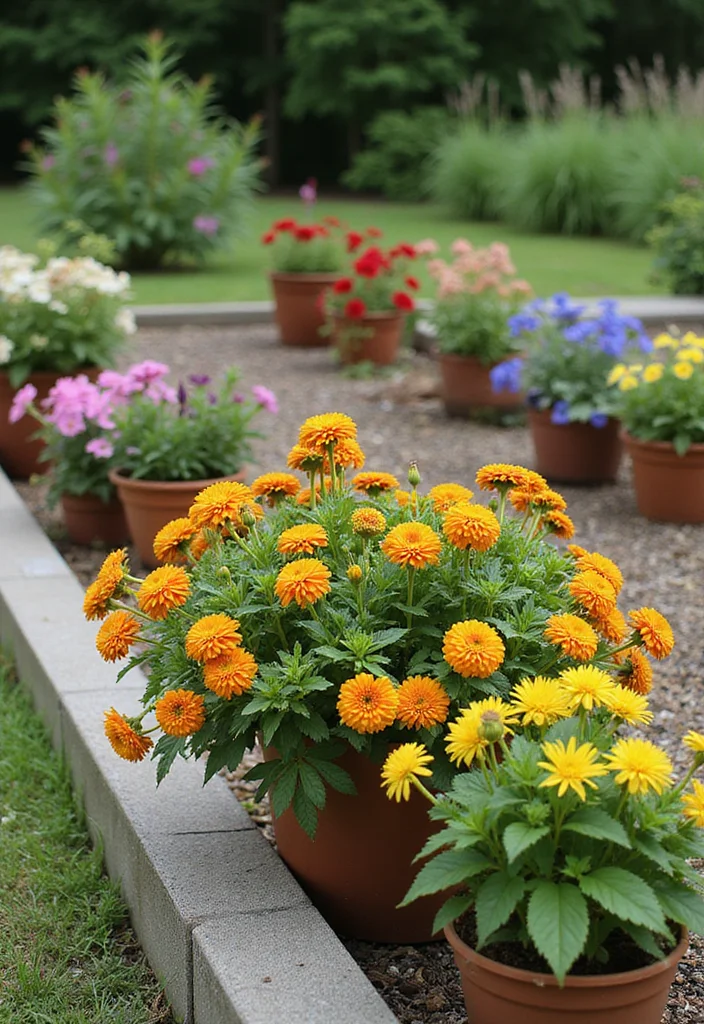 12 Raised Bed Flower Garden Ideas for Easier Planting 45 12 Raised Bed Flower Garden Ideas for Easier Planting - 5. Container Flower Gardening