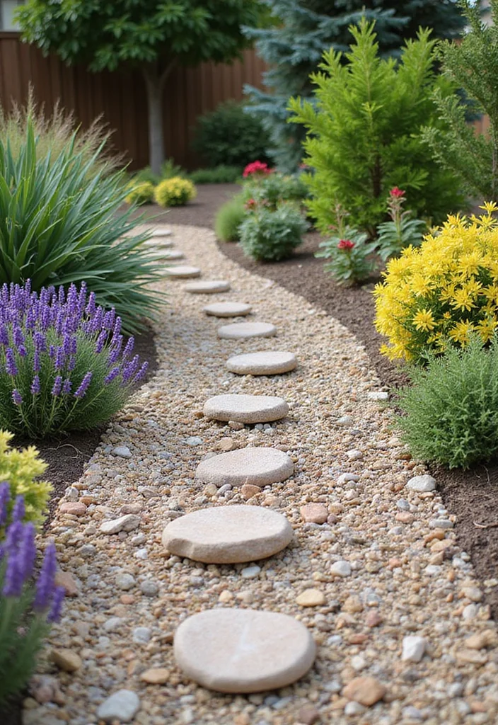 12 Rock Flower Bed Ideas for Texture and Low Care Beauty 111 12 Rock Flower Bed Ideas for Texture and Low Care Beauty - 11. Rock Mulch Gardens