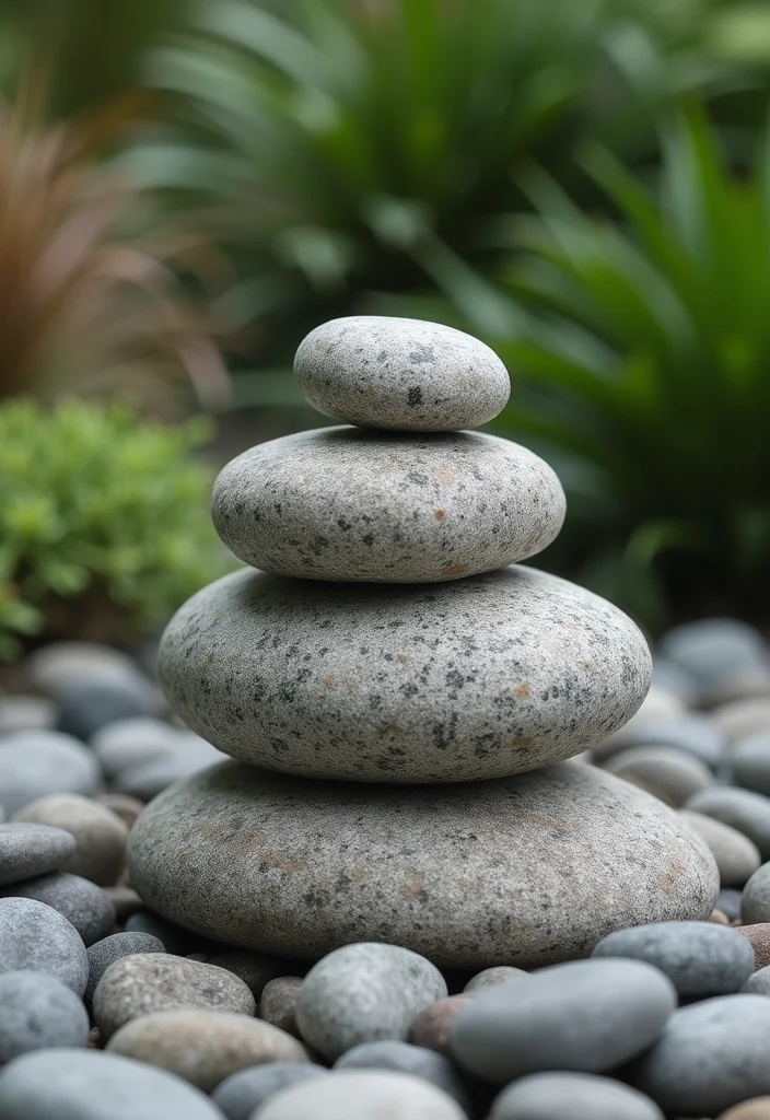 12 Rock Landscaping Ideas That Add Texture and Low Maintenance Charm - 10. Decorative Rock Piles
