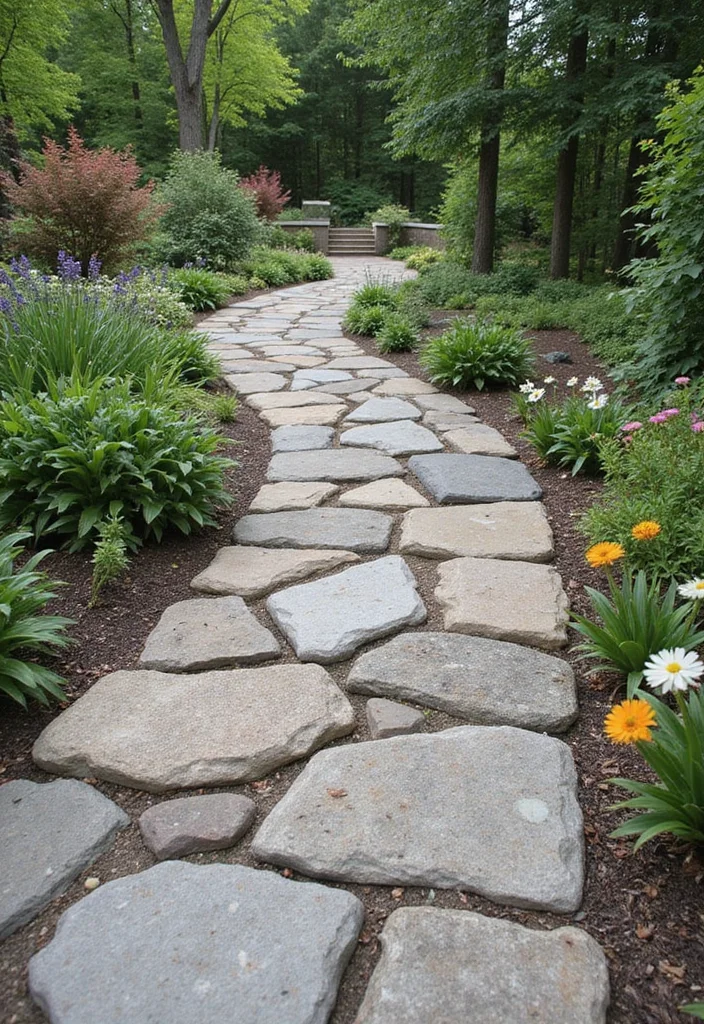 12 Rock Landscaping Ideas That Add Texture and Low Maintenance Charm - 4. Pathways of Stone
