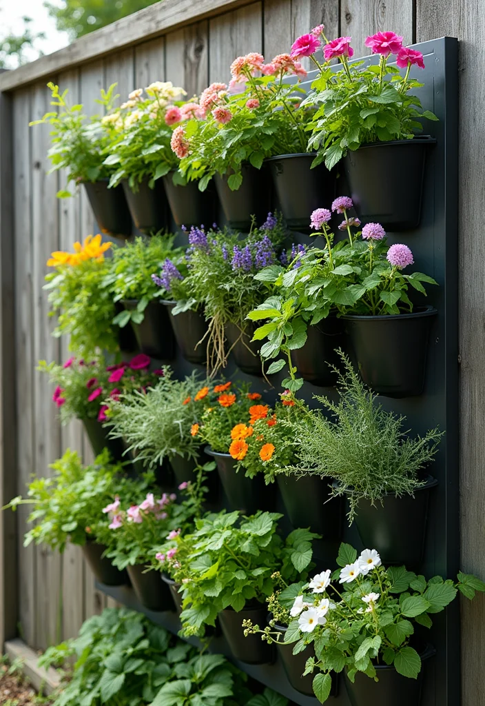 12 Side Yard Landscaping Ideas That Maximize Narrow Spaces 56 12 Side Yard Landscaping Ideas That Maximize Narrow Spaces - 6. Vertical Wall Planters