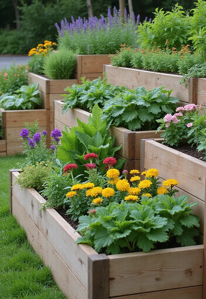 12 Side Yard Landscaping Ideas That Maximize Narrow Spaces 89 12 Side Yard Landscaping Ideas That Maximize Narrow Spaces - 9. Create Levels with Planter Boxes