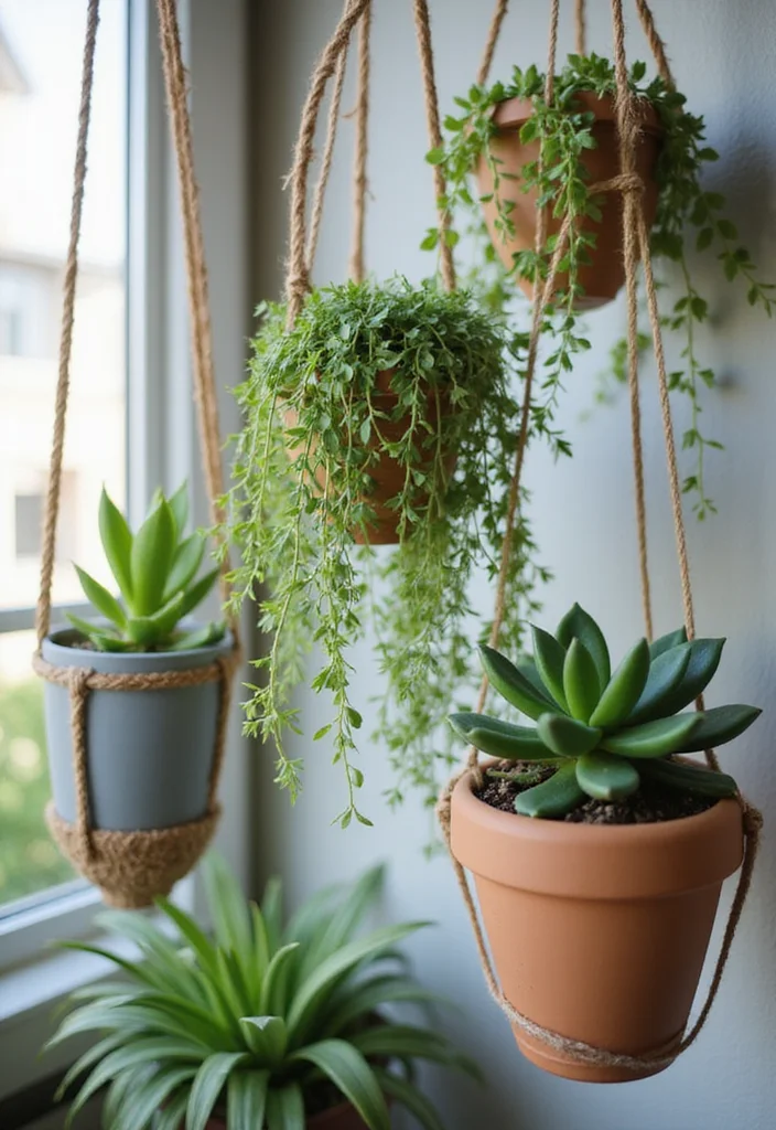 12 Unique Succulent Planter Ideas for Creative Displays 122 12 Unique Succulent Planter Ideas for Creative Displays - 12. Hanging Planters