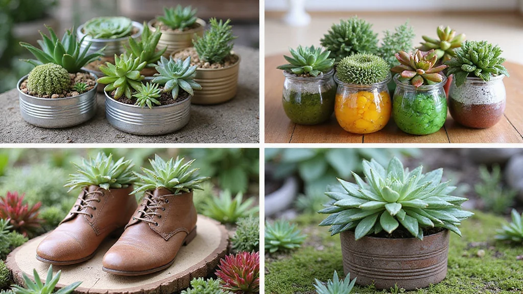 12 Unique Succulent Planter Ideas for Creative Displays