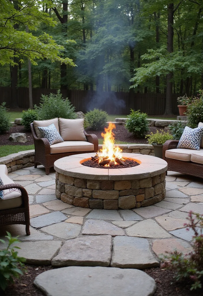 14 Backyard Landscape Ideas for Comfortable Outdoor Living 56 14 Backyard Landscape Ideas for Comfortable Outdoor Living - 6. Fire Pit Gatherings