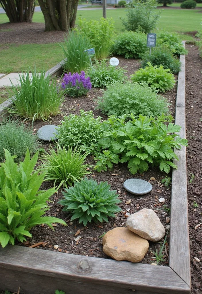 14 Backyard Landscape Ideas for Comfortable Outdoor Living 89 14 Backyard Landscape Ideas for Comfortable Outdoor Living - 9. Raised Herb Gardens