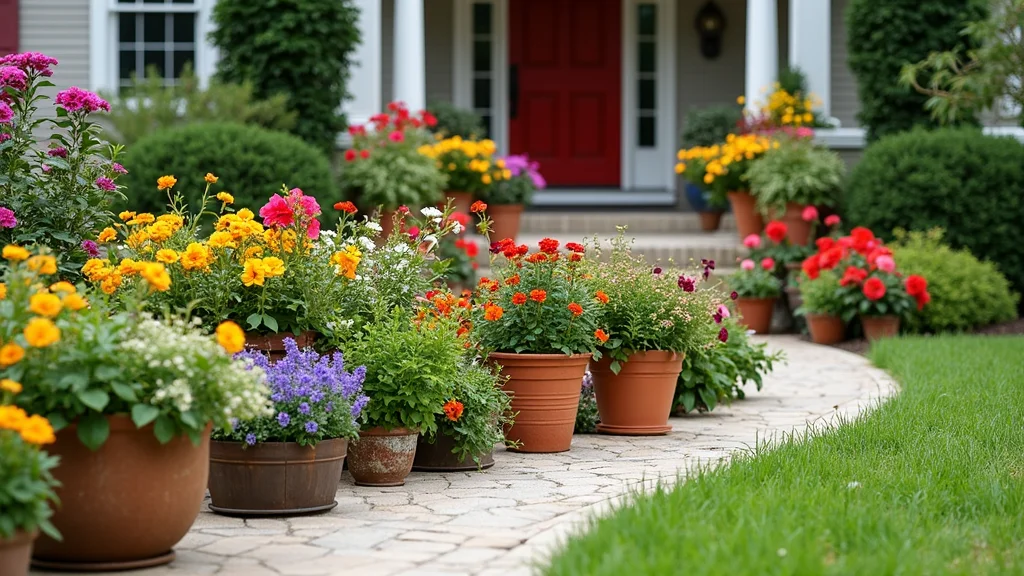 14 Flower Bed Ideas in Front of House to Refresh Curb Appeal