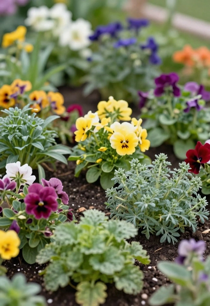 14 Flower Beds Landscaping Ideas for Colorful Garden Structure - 6. Herb and Flower Combo Beds