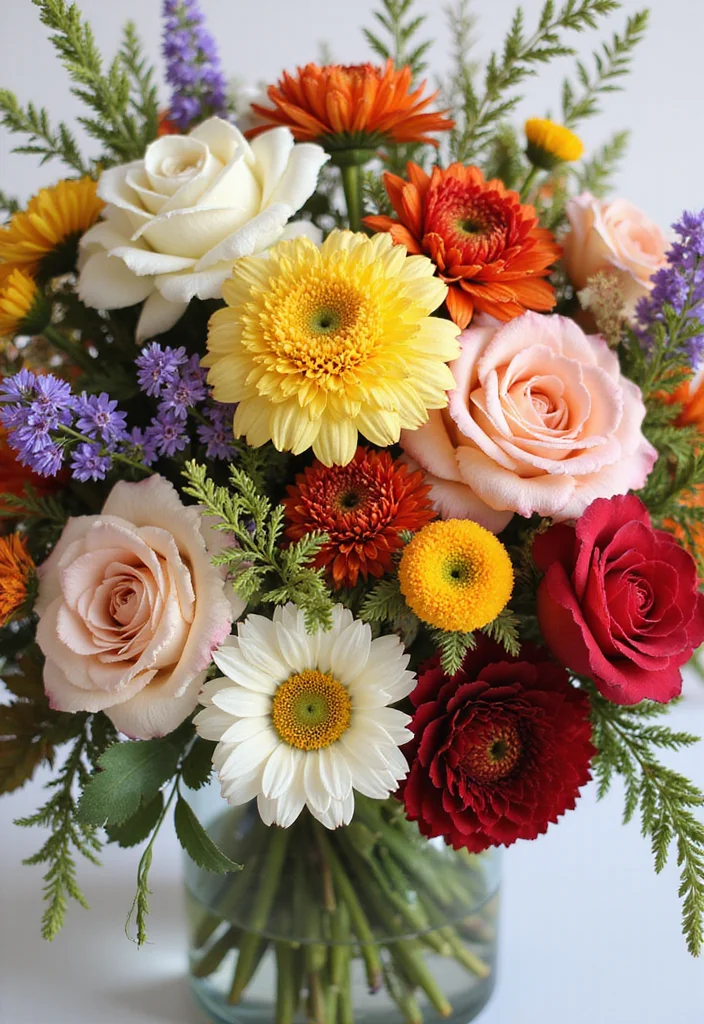 14 Flower Beds Landscaping Ideas for Colorful Garden Structure - 7. Seasonal Flower Arrangements