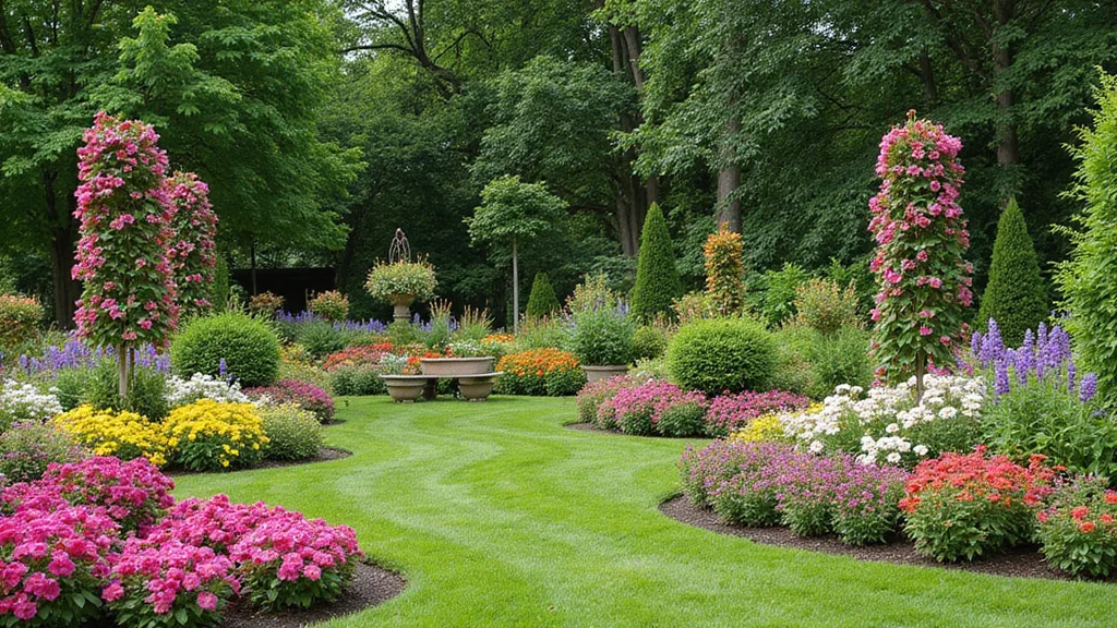 14 Flower Beds Landscaping Ideas for Colorful Garden Structure