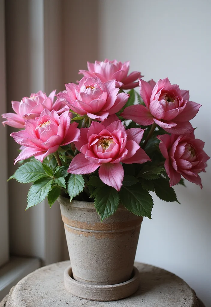 14 Flower Pot Arrangement Ideas for Balanced Seasonal Color 100 14 Flower Pot Arrangement Ideas for Balanced Seasonal Color - 10. Color Block: Monochromatic Magic