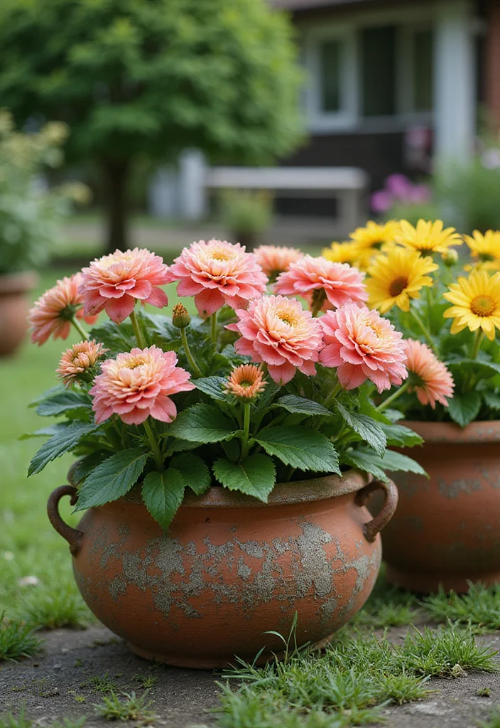 14 Flower Pot Arrangement Ideas for Balanced Seasonal Color 34 14 Flower Pot Arrangement Ideas for Balanced Seasonal Color - 4. Seasonal Scented Splendor: Fragrant Flowers