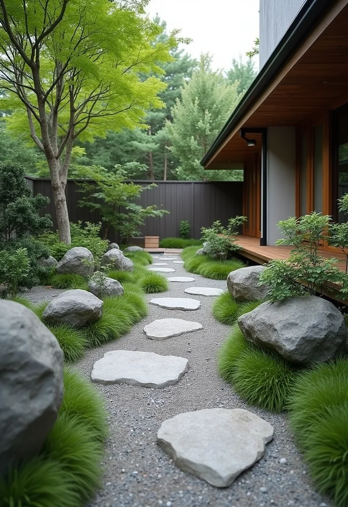 14 Landscape Ideas for Backyard Slope That Simplify Outdoor Living 100 14 Landscape Ideas for Backyard Slope That Simplify Outdoor Living - 10. Zen Gardens for Peaceful Retreats