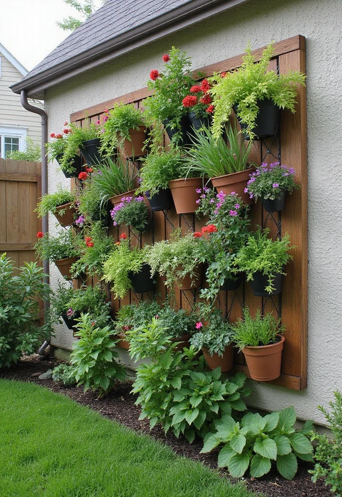 14 Landscape Ideas for Backyard Slope That Simplify Outdoor Living 67 14 Landscape Ideas for Backyard Slope That Simplify Outdoor Living - 7. Vertical Gardening Solutions