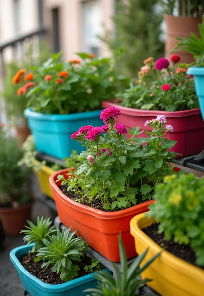 14 Planter Box Garden Ideas for Easy Home Growing 12 14 Planter Box Garden Ideas for Easy Home Growing - 2. Stackable Planter Boxes