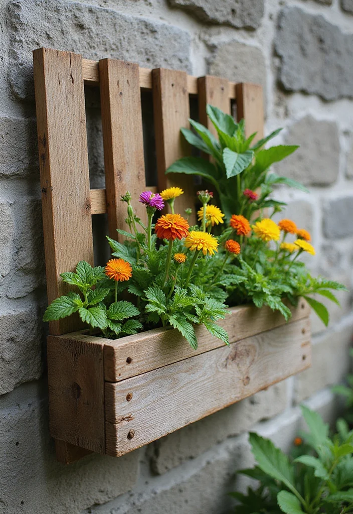 14 Planter Container Ideas That Elevate Your Outdoor Decor 1 14 Planter Container Ideas That Elevate Your Outdoor Decor - 1. Vertical Pallet Planters