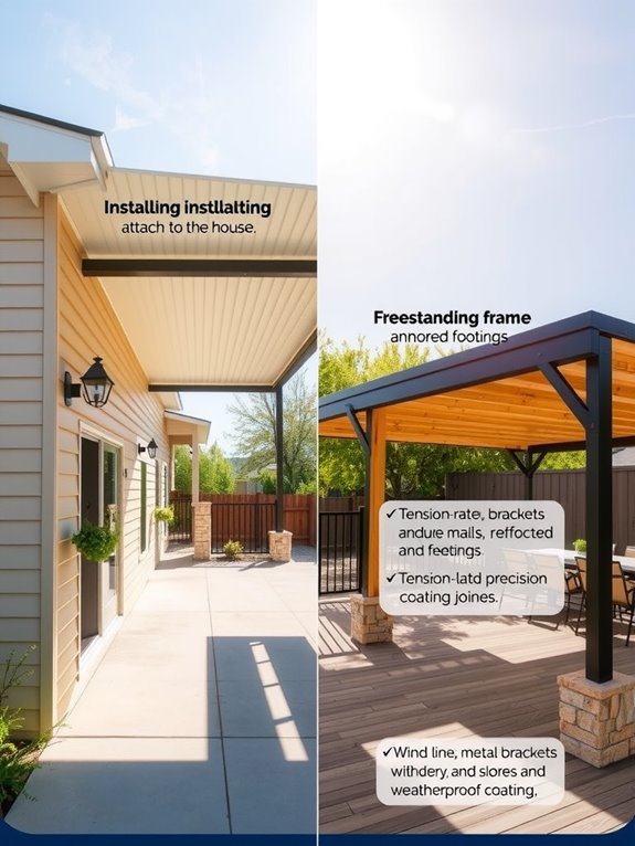 10 Things That Affect How Much a 20x20 Patio Cover Does Cost 5 attached vs freestanding wind load permits