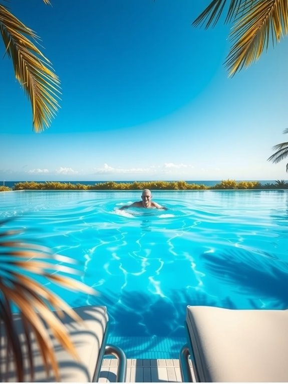 blue dominates pool market color options exist