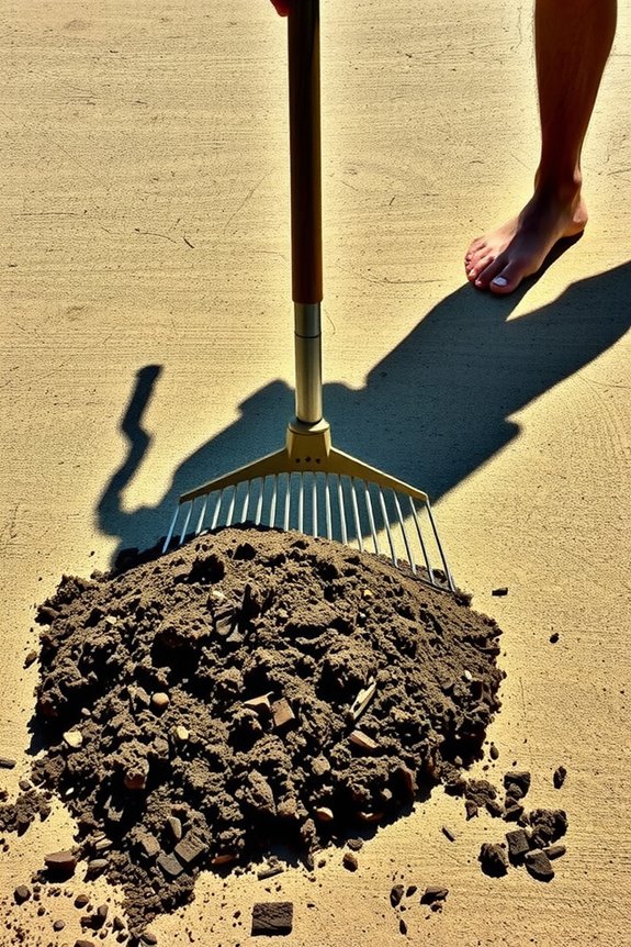 What Is a Landscape Rake Used For? 7 break clumps dethatch level surface