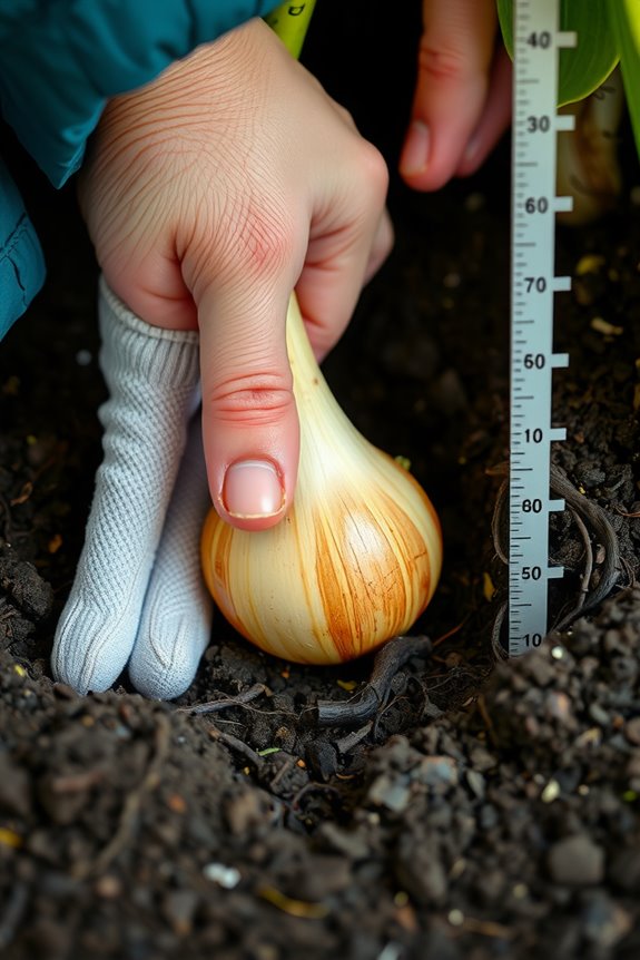 bulb depth by size climate