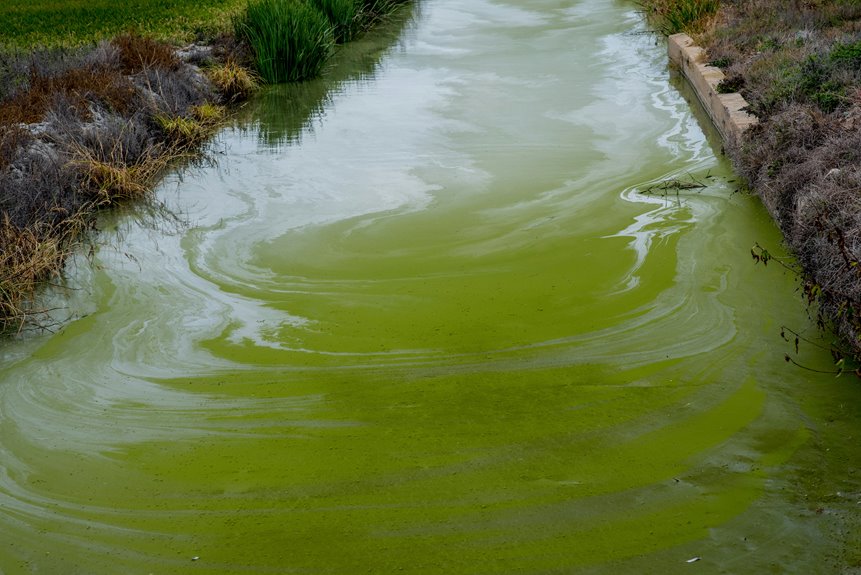 causes of black algae growth
