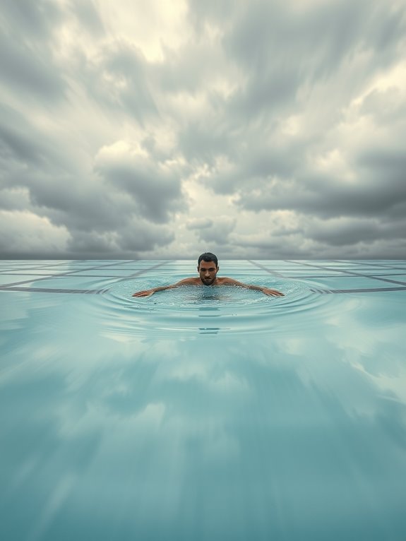 chemical balance clears cloudy pool water