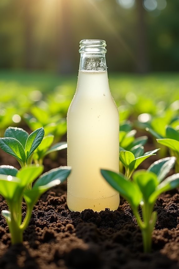 coconut water boosts plant growth