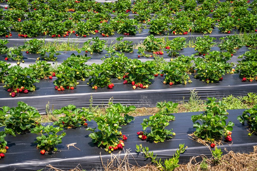 coffee grounds beneficial for strawberries