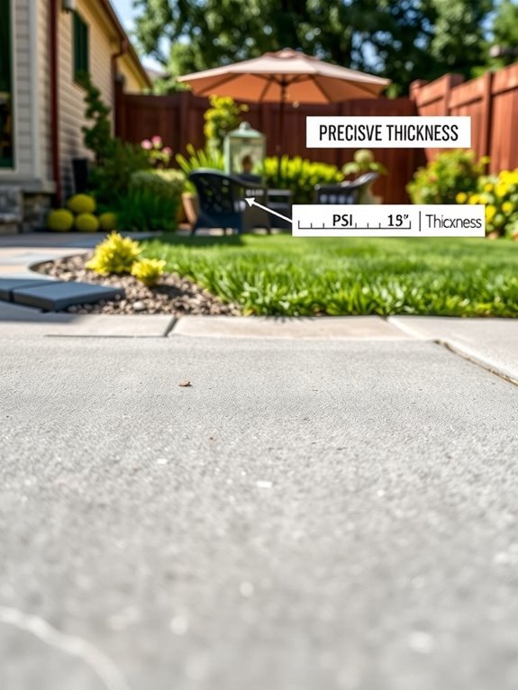 How Thick Should Patio Concrete Be 9 concrete strength by psi for patios