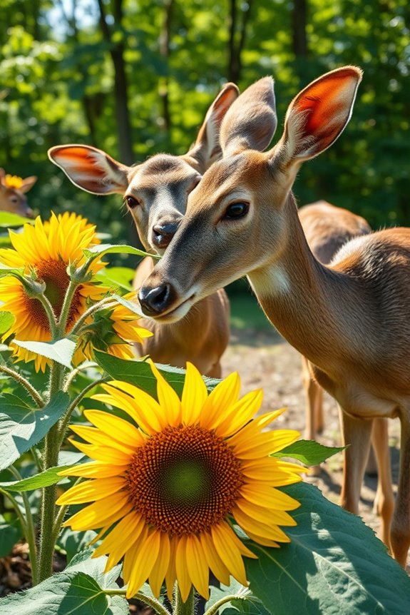 Do Deer Eat Sunflower Plants and How Can You Protect Your Garden 1 deer feed sunflowers sustain