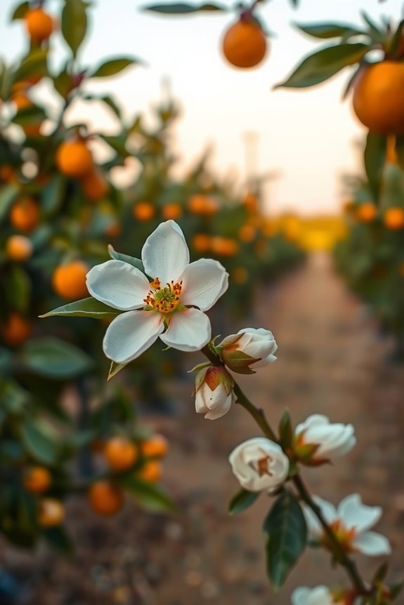 fertilize orange trees seasonally
