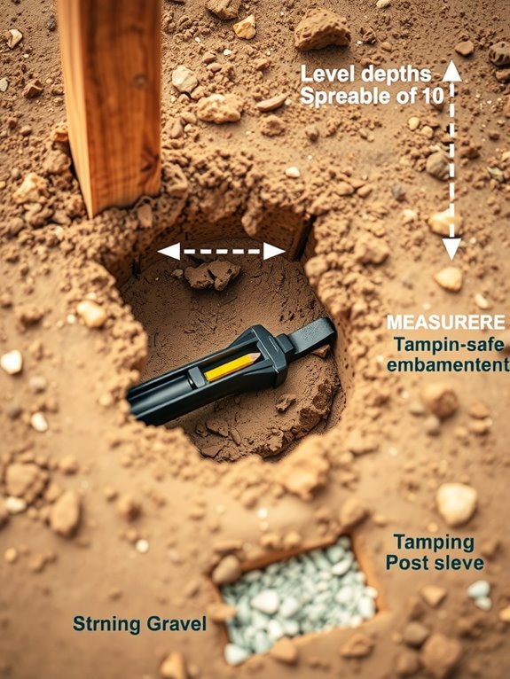 How Deep Should Fence Posts Be for Step-by-Step Installation 11 frost line depth drainage concrete