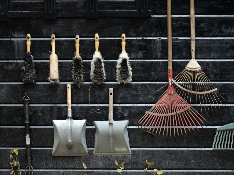 gardening tool for leveling soil