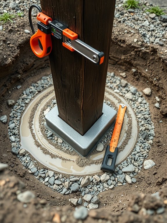 How Deep Should Fence Posts Be for Step-by-Step Installation 12 gravel drainage concrete stabilization tamped soil