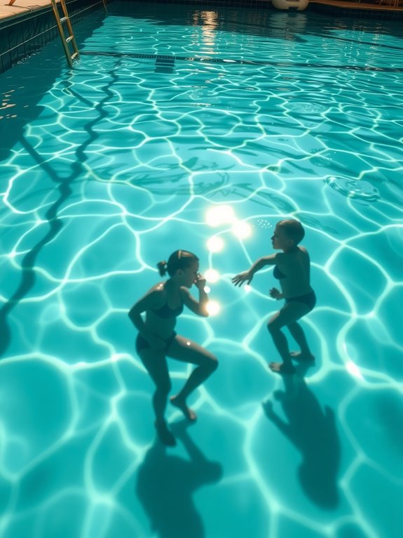 Can You Swim in a Green Pool and Is It Safe? 3 green pool indicates failed disinfection and contamination
