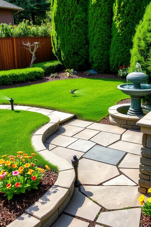 hardscaping softscape irrigation drainage