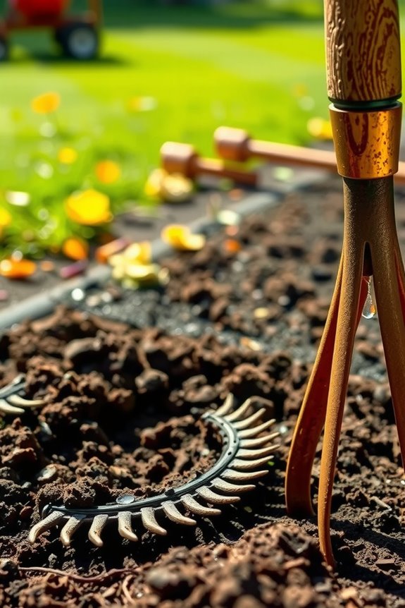 What Is a Landscape Rake Used For? 1 landscape rake for leveling and spreading materials