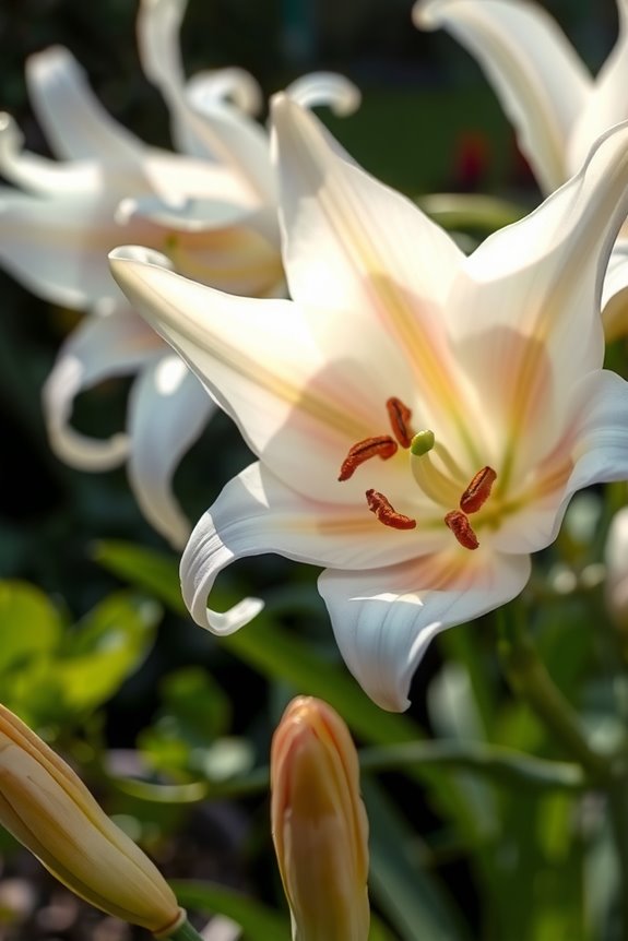 lilies symbolize fresh new beginnings