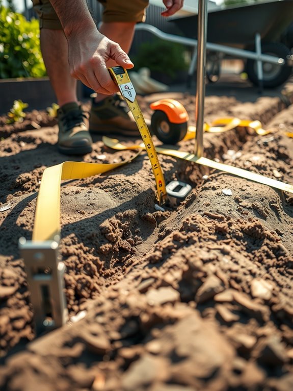 How Deep Should Fence Posts Be for Step-by-Step Installation 7 mark posts dig and trench safely