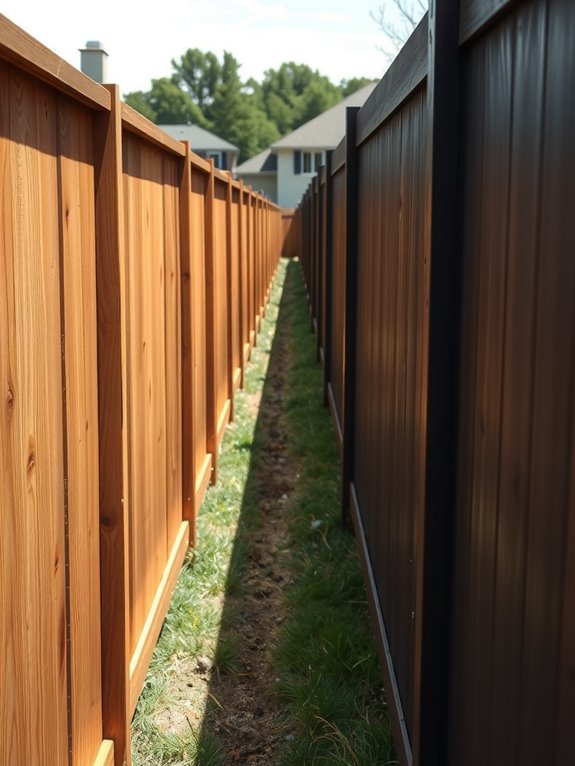 3 Things That Determine How Much 100 Feet of Privacy Fence Costs 1 material costs for privacy fence options