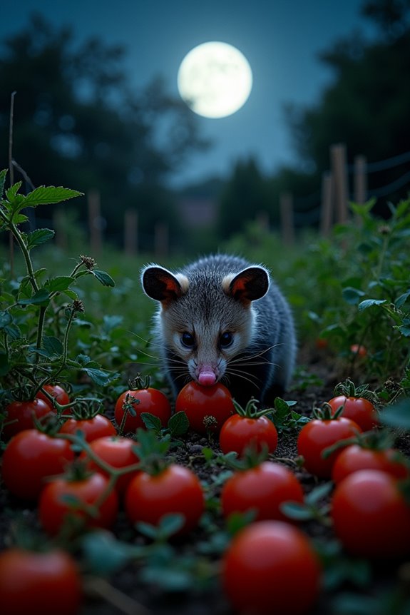 What Do Possums Eat on Your Tomato Plants at Night? 13 monitor nightly possum damage patterns