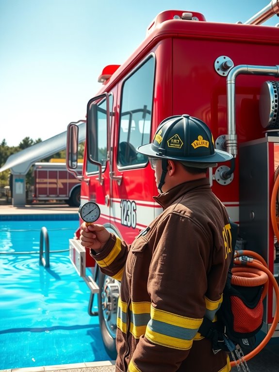 pool fill options fire dept donation vs meter rental