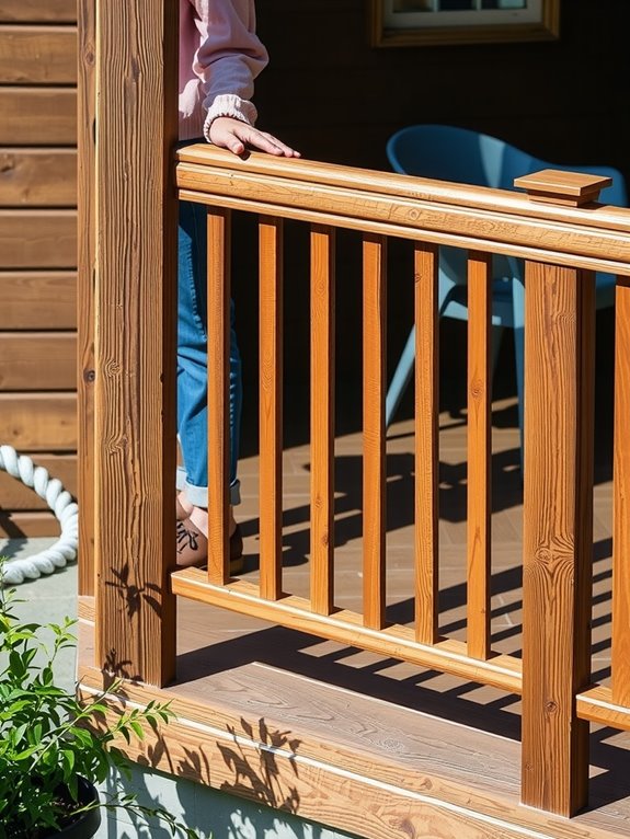 porch railing height requirements vary locally