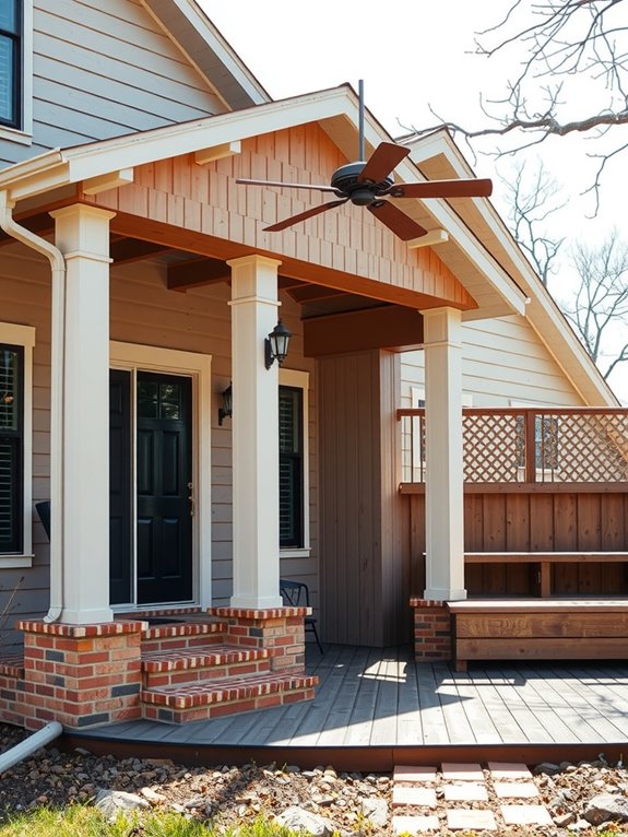 porch with roof versus open deck