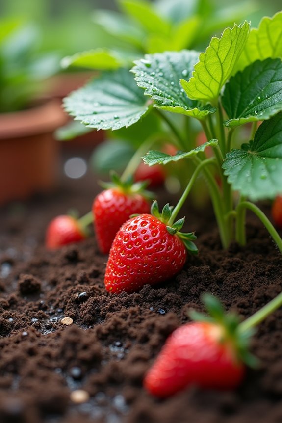 porous coffee grounds improve drainage
