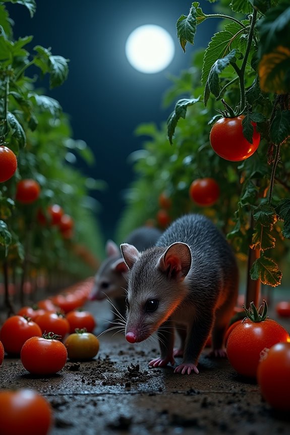 What Do Possums Eat on Your Tomato Plants at Night? 6 possums steal low tomatoes nightly