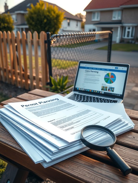 property fence permit documentation checklist