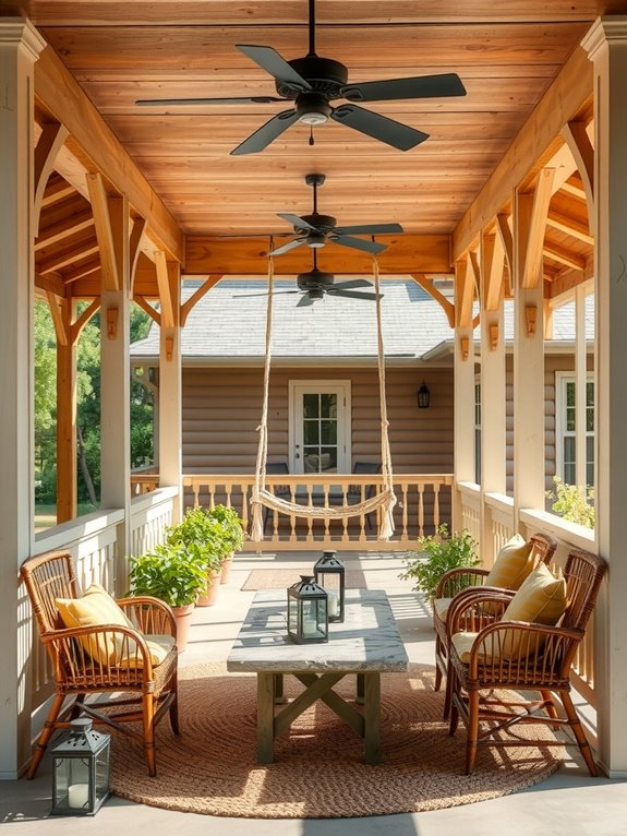 What Is a Farmers Porch and How to Identify One 9 rocking chairs porch swing table extra chairs