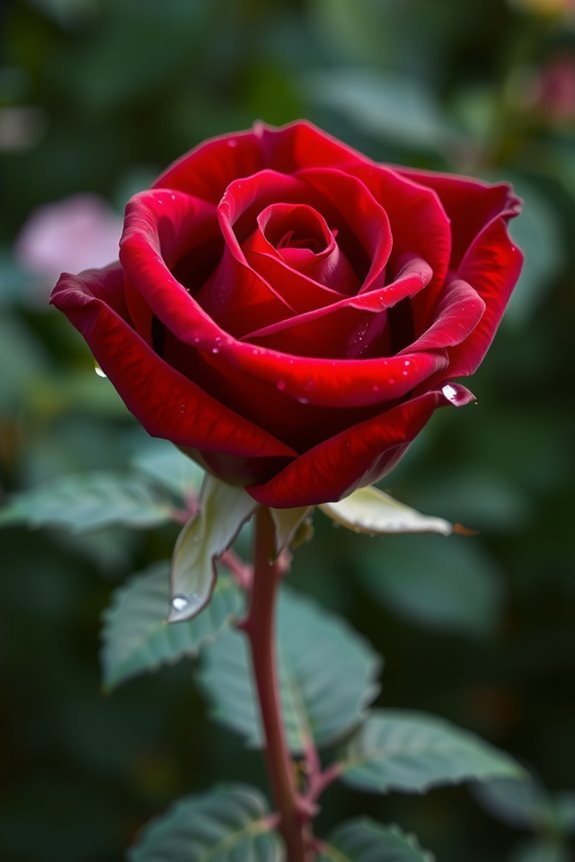 romantic confident goal driven rose sense